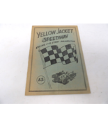 Yellow Jacket Speedway Philadelphia PA 1940s Midget Race Program - $27.72
