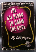 C.W. Grafton The Rat Began To Gnaw The Rope First Edition 1943 Hardcover Mystery - £68.09 GBP