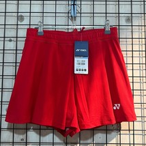 Yonex 21S/S Women&#39;s Badminton Skirt Sports Pants Shorts Red [US:M] NWT 2... - £32.37 GBP