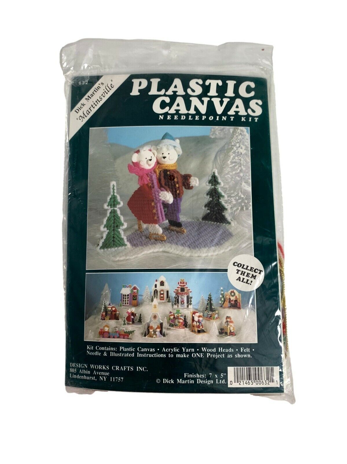 Design Works Crafts Dick Martins Martinsville Plastic Canvas Needlepoint Kit 632 - $11.88