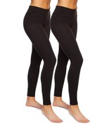 Women&#39;s Felina Sueded Lightweight Legging, 2-pack Sizes Black Smooth Wid... - $34.23 CAD