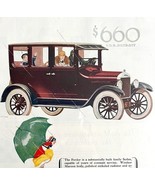 Ford Fordor Sedan 1926 Advertisement Lithograph Automobilia Child Umbrel... - €51,47 EUR