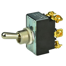 Bep Dpdt Chrome Plated Toggle Switch - ON/OFF/ON [1002018] - £5.79 GBP