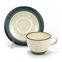 Ocean Breeze by Pfaltzgraff, Stoneware Cup &amp; Saucer - £17.12 GBP