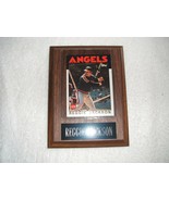 OLD VTG Plaque of Reggie Jackson w/the CAL Angels - $20.00