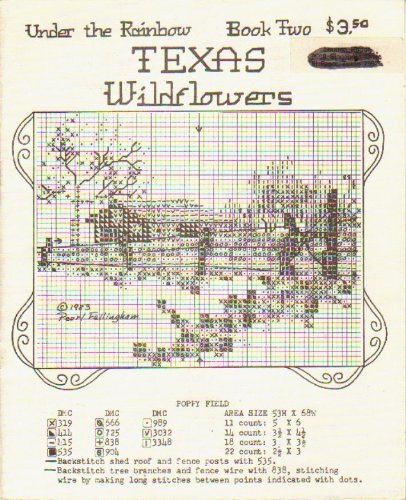 Texas Wildflowers Under the Rainbow Book Two (cross stitch) [Paperback] ... - $29.35