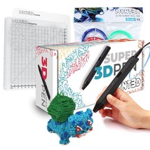 MYNT3D Super 3D Pen + 10 Color PLA Filament + DesignPad Mat Kit - £68.90 GBP