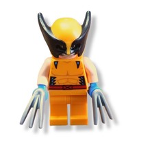 NEW Lego Marvel Wolverine Mech Armor Minifigure Minifig 76202 Claws X-Men Logan - £7.78 GBP