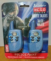 Cobra Hero Series Police &amp; SWAT Kids Walkie Talkie HE-130B 22 Channels NEW - £19.84 GBP