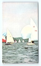 Postcard Sailing Maryland State Championship Regatta At Deep Creek Lake Sailboat - £3.89 GBP