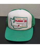 Vintage USPS Barcode All Mail Initiative Green Mesh Trucker Snapback Hat... - $49.45