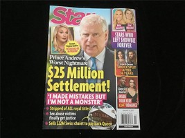 Star Magazine January 31, 2022 Prince Andrew&#39;s Worst Nightmare $25M Settlement - $9.00