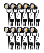SUNVIE 12W Low Voltage LED Landscape Lights with Connectors, Outdoor 12V... - $69.29