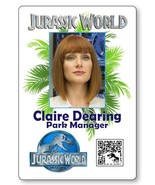 CLAIRE DEARING from JurassicWorld Name Badge with pin Fastener Halloween... - £12.63 GBP