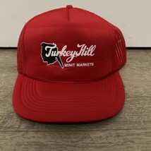 VTG Turkey Hill Minit Markets Snapback Trucker Hat Mesh Pennsylvania Red... - $15.00