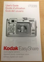 Kodak CX7220 Digital Camera Manual/User's Guide - $7.97