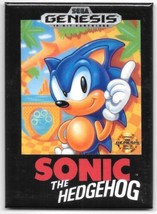 Sonic the Hedgehog Game 16 Bit Cartridge Image Refrigerator Magnet NEW UNUSED - £3.14 GBP