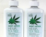 2 Bottles Natural Therapy 16.9 Oz Hemp Tea Tree Relaxing Refreshing Body... - $29.99