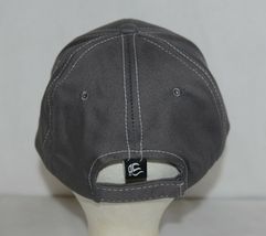 OC Sports BTP 100 Twill Cotton Cap Grey Visor Piping Accent White Adult image 5