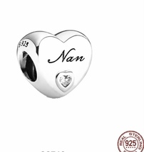 Genuine 925 Silver Nan Nana Charm comes in a cute velvet bag fits all bracelets - £16.61 GBP