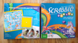 Scrabble Junior Crossword Game - not complete (almost!) 2008 - nice! Fas... - £8.44 GBP