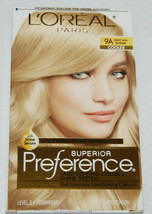 LOreal Superior Preference Hair Dye Color Light Ash Blonde 9A Cooler - $13.19