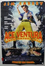 Ace Ventura When Nature Calls Videocassette Movie Poster Made In 1995 - £11.35 GBP