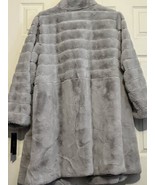 Jones New York Women&#39;s Winter Church Formal Faux Fur Coat Jacket size XX... - $237.59