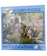 Bits and Pieces 1000 Piece Puzzle The Garden Jerianne Van Dijk Flowers U... - $19.79