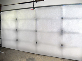 NASA Tech White Reflective Foam Core 2 Car Garage Door Insulation Kit R8 - £149.47 GBP