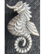 Vintage Sterling Silver Seahorse Brooch Pin Back Mexico 925 - £35.56 GBP