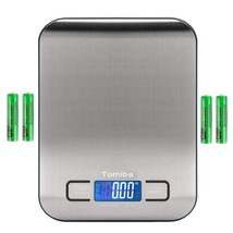 Digital Kitchen Food Scale 11 Lb Grams And Ounces Small Stainless Steel ... - $49.27 CAD