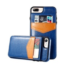 Vertical PU Blue Flip Leather Case Apple iPhone 12 11 X XS XR 8 7 6 5 Pro Max S - £15.17 GBP