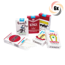6x Packs World's King Size Assorted Design Candy Cigarettes | Fast Shipping - £7.38 GBP