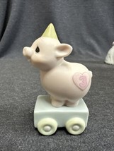 Precious Moments Birthday Train Age 3- Heaven Bless Your Special Day 15954 Pig - £3.95 GBP
