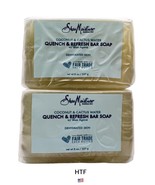 2 Shea Moisture Coconut &amp; Cactus Water Quench &amp; Refresh Bar Soap Blue Ag... - £31.13 GBP
