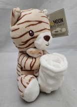 Moon And Stars Tiger Lovey w/ Security Blanket Plush Stuffed Animal 0+ W... - £9.40 GBP