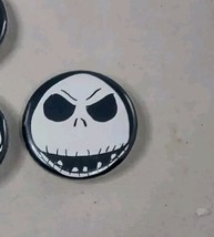 Nightmare Before Christmas Jack Skellington face smile pin - $4.00