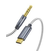 CableCreation USB C to 3.5mm Audio Aux Cable (4FT/1.2M), Type C to Aux M... - $15.99