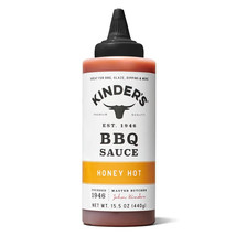 Kinder&#39;s Honey Hot BBQ Sauce Premium Handcrafted Gluten Free No HFCS 15.... - £8.44 GBP