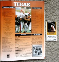 Sept. 16, 1995 TEXAS LONGHORNS vs. PITTSBURGH PANTHERS Football Game Pro... - £10.53 GBP