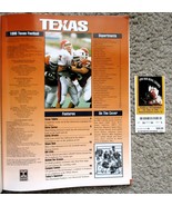 Sept. 16, 1995 TEXAS LONGHORNS vs. PITTSBURGH PANTHERS Football Game Pro... - £10.74 GBP