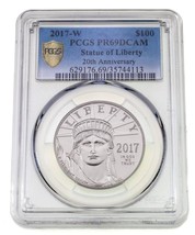 2017-W Platinum 1 Oz. Proof Liberty Graded by PCGS as PR69DCAM - $1,633.56