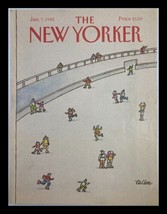 COVER ONLY The New Yorker January 7 1985 The Ice Storm by Robert Tallon No Label - £11.35 GBP