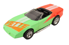 Tootsietoy Corvette Lime Green Orange 5 Inch Vintage 1:43 Scale - $149.20 MXN