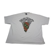 Crooks &amp; Castles Shirt Mens 3XL White Medusa Color Tie Band Tee Sleeve logo - $18.69