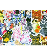 Tattoo Cat Stickers Pack, 50 PCS a pack, Waterproof, Reusable, Very Cute!! - $9.49 CAD