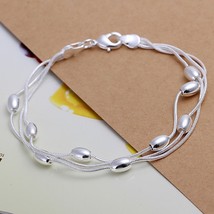 925 Stamped Silver bracelet chain fashion design product beautiful Jewel... - $10.77