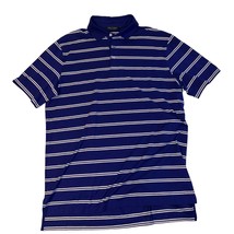 Polo Golf Ralph Lauren Purple White Striped Polo Shirt Mens XL NWOT - £18.75 GBP