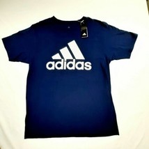 Adidas The Go To Tee Men&#39;s Size Large Navy Blue QJ7 - $17.81